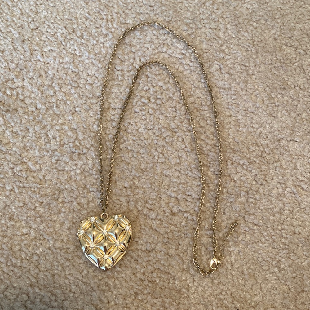 Heart necklace - long